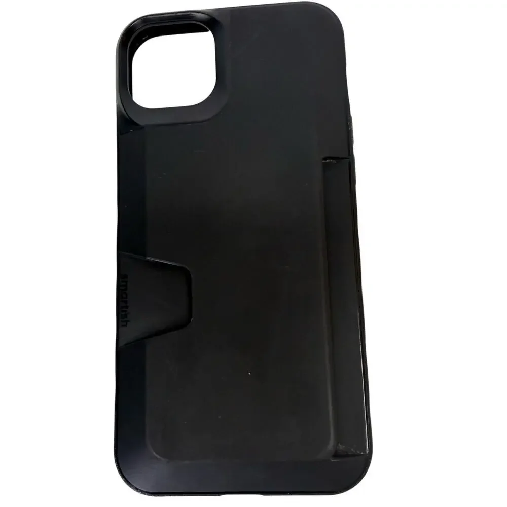 Smartish Black Wallet Phone Case Card Holder Protective Cover VT22P
